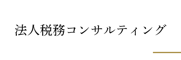 法人税務コンサルティング